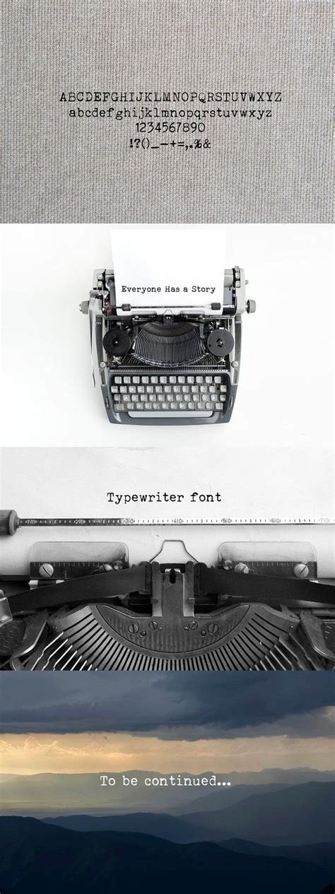 Typewriter font | Typewriter font, Typewriter, Lettering styles