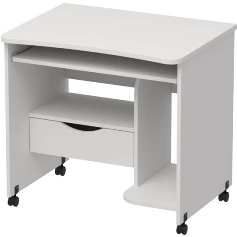 Стол компьютерный МЕБ-ФФ белого цвета СК-26 80/60/76 см Грнт72596 ...