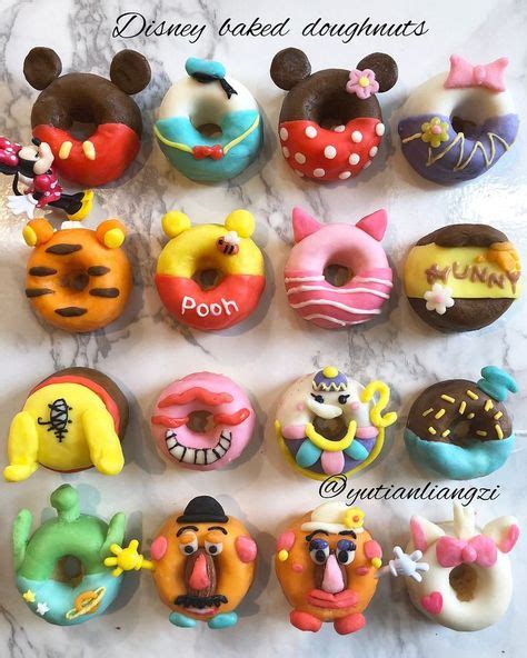 Disney Inspired Decorated Donuts I Love The Minnie And Mickey Mouse