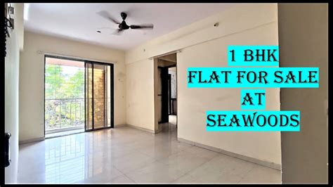 ROAD FACING 1 BHK FOR SALE IN SEAWOODS W NAVI MUMBAI PRICE 78