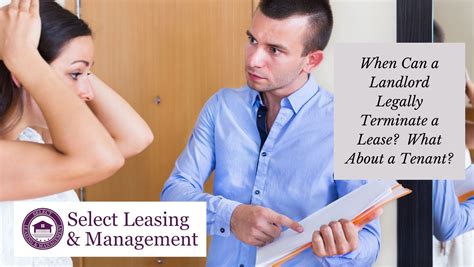 When Can A Landlord Legally Terminate A Lease What About A Tenant