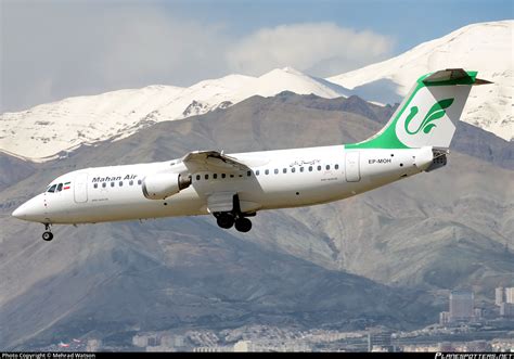 EP MOH Mahan Air British Aerospace Avro RJ100 Photo By Mehrad Watson