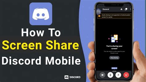 How To Share Your Screen On Discord Mobile How To Screen Share On