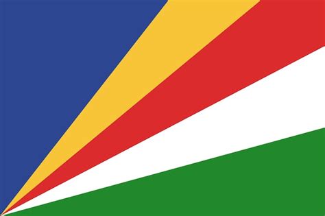 Bandera De Seychelles Vector Premium