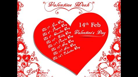 Valentine S Week List 2020 7 Days Of Love Valentine Week List