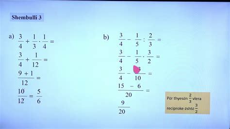 8 02 003 Java e parë Matematikë Veprimet me numra racionalë