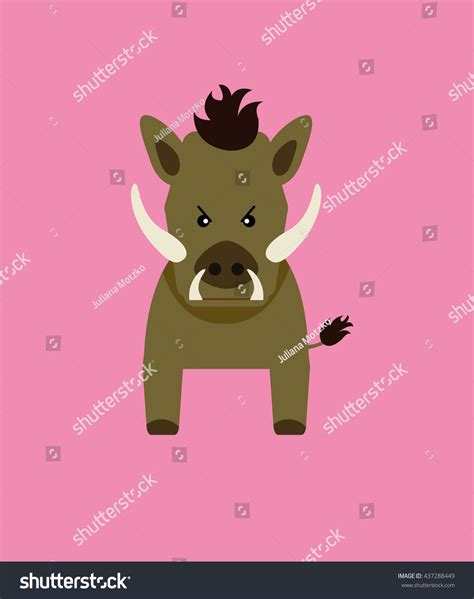 Erymanthian Boar Vector Stock Vector Royalty Free