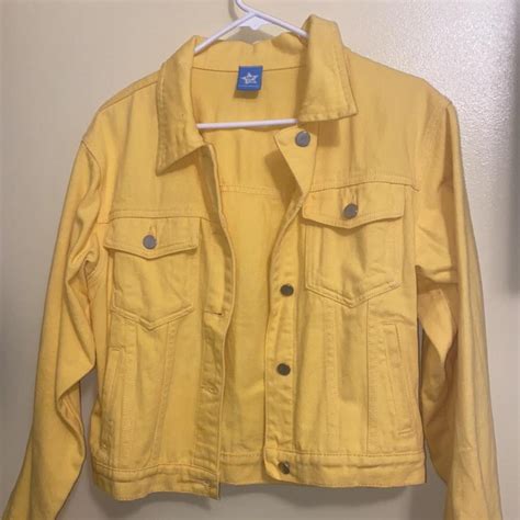 Emma Chamberlain High Key Yellow Denim Jacket Only Depop