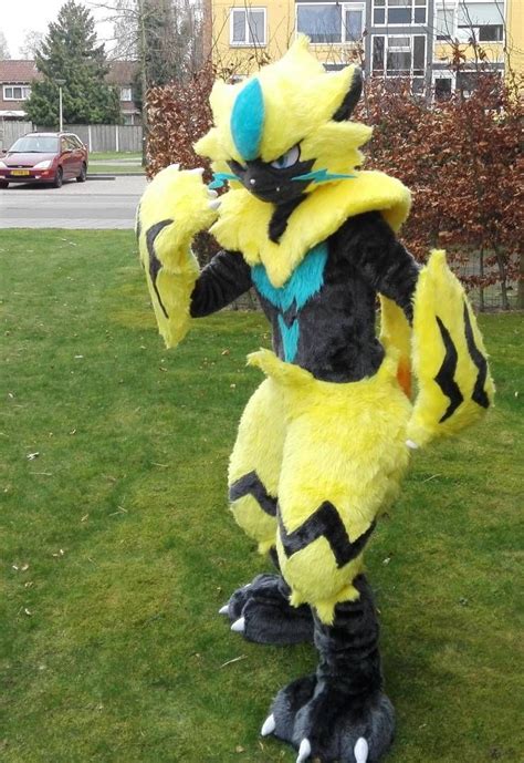 Zeraora Cosplay Fursuit By Draxaca Pokemon Costumes Fursuit Fursuit