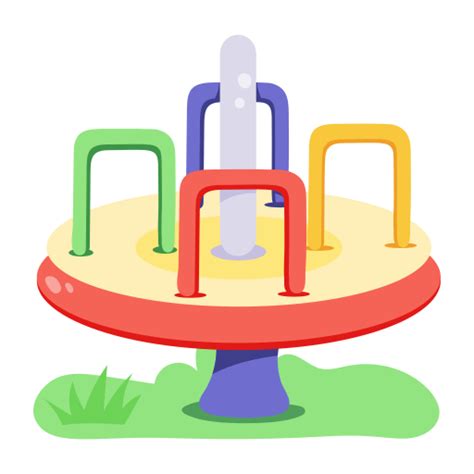 Merry Go Round Generic Color Fill Icon