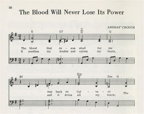 The Blood Will Never Lose Its Power — Hymnology Archive