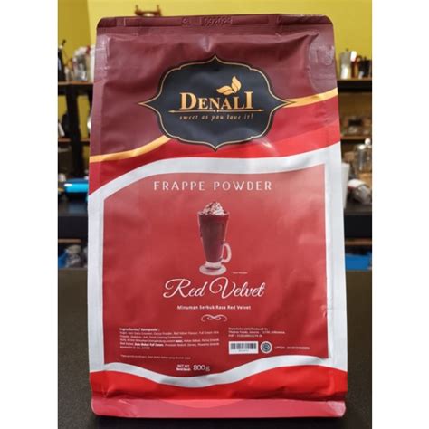 Jual Denali Frappe Powder Red Velvet Gr Bubuk Perasa Untuk Minuman