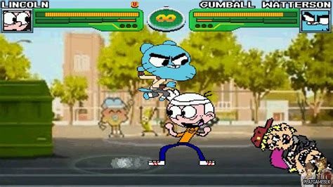 Mugen Battles Lincoln Loud Vs Gumball Watterson The Loud House Vs Otosection