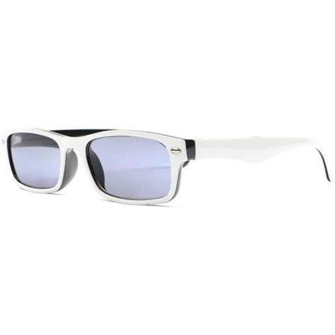 Lunettes Loupe Solaire Blanches Et Noires Classes Et Tendance Sany