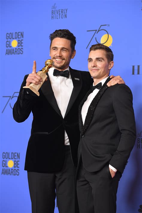 Photo : Dave Franco et son frère James Franco (Golden Globe du meilleur ...