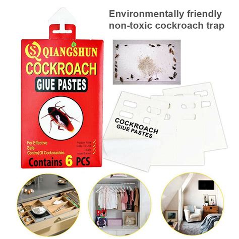 Xxensen Sticky Glue Board Traps Cockroach Trapper Pest Glue Trap By Boards Pre Baited Ready To