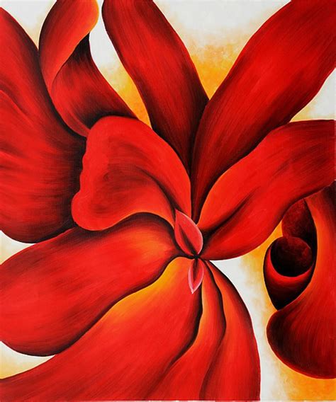 Red Cannas Georgia O Keeffe Wikiart Org Georgia O Keefe Art O