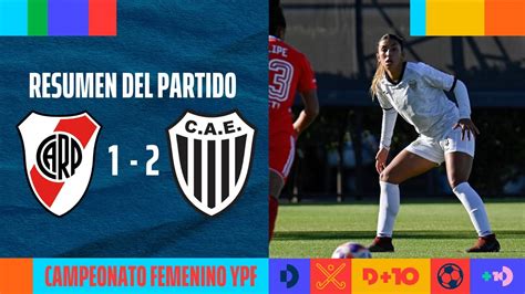 River 1 2 Estudiantes RESUMEN Fecha 18 Campeonato Femenino YPF