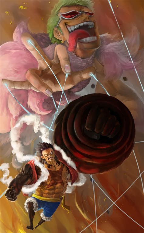 Luffy Vs Doflamingo Wallpaper