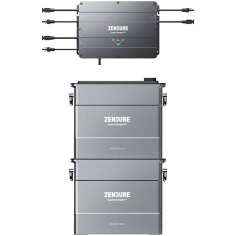 2x Zendure AB2000 SolarFlow Set Mit PV Hub 1200 48V 80Ah 3840Wh