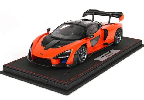 BBR Models McLaren Senna Modelo A Escala Mira Orange 1 18 Racing Art