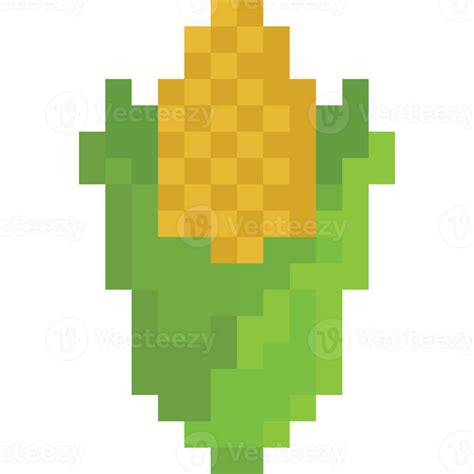 Pixel Art Corn Icon 27517462 Png