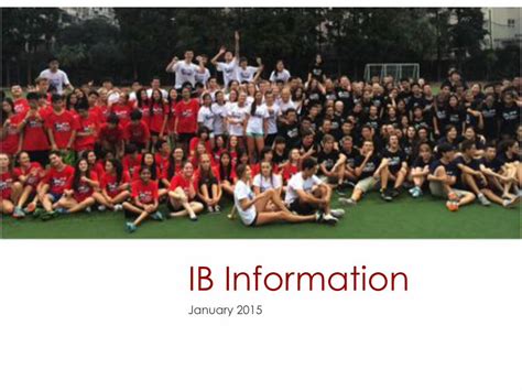 (PDF) IB Information - SCIS-HIS Introduction...International ...