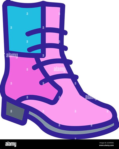 cowboy boot icon vector outline illustration Stock Vector Image & Art ...