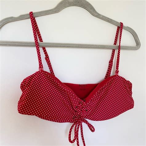 Roxy Red And White Polkadot Bikini Gem