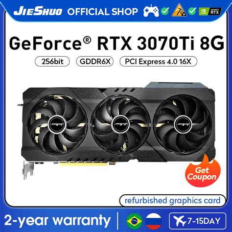 Jieshuo Nvidia Placa Gr Fica De V Deo Geforce Rtx Ti Gb Bit