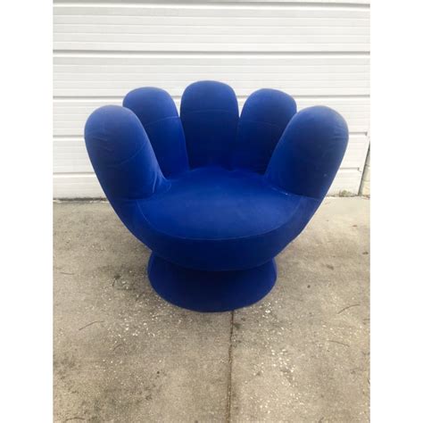 Vintage Blue Hand Chair Chairish