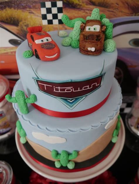 Gateau Anniversaire Cars Atelier De La Libellule Lunettes