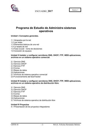 Anexo 1 Encuadre Del Curso Instala Y Configura Aplicaciones Y Servicios