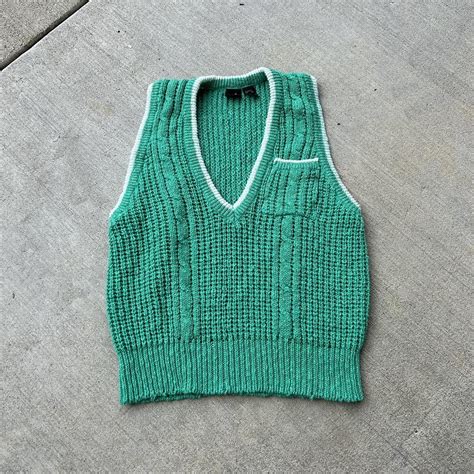 Liz Claiborne Women S Green Jumper Depop