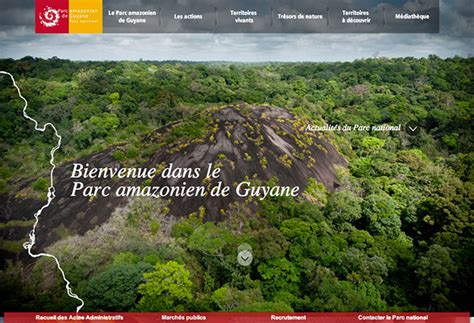 Parc Amazonien De Guyane Parc Amazonien Guyanefr On Behance