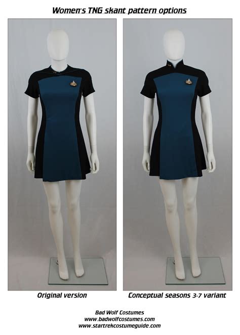 Bad Wolf Costumes: Star Trek: TNG Women's Skant Sewing Pattern