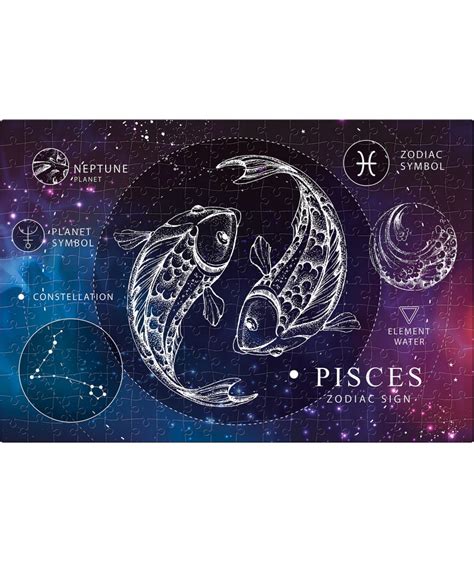 Puzzle Znaki Zodiaku Ryby El Dla Doros Ych Interdruk X Cm