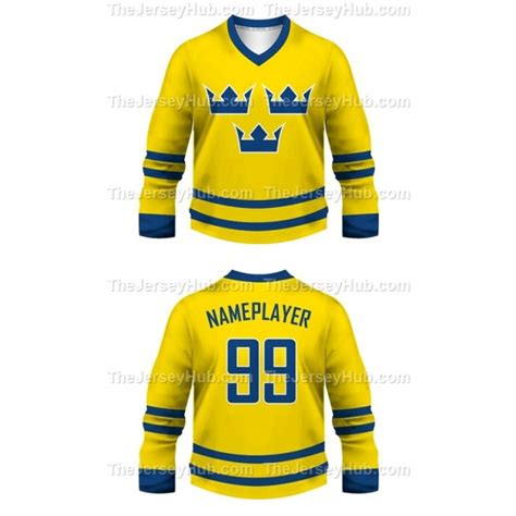 Team Sweden Hockey Jersey Light