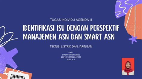 Tugas Agenda Iii Identifikasi Isu Dengan Perspektif Manajamen Asn