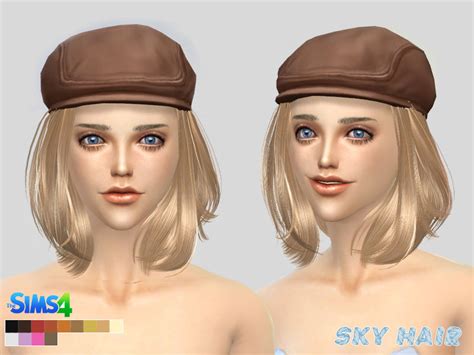 The Sims Resource Sims4 Skysims Hair 242