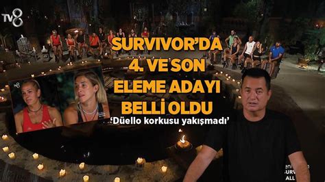 Surv Vor Son B L M Haberler Survivor Son Eleme Aday Kim Oldu