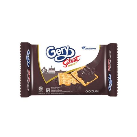 Jual Gery Saluut Malkist Biskuit Cokelat 100 Gr Shopee Indonesia