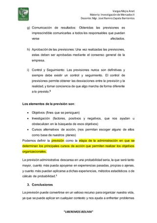 La Prevision PDF