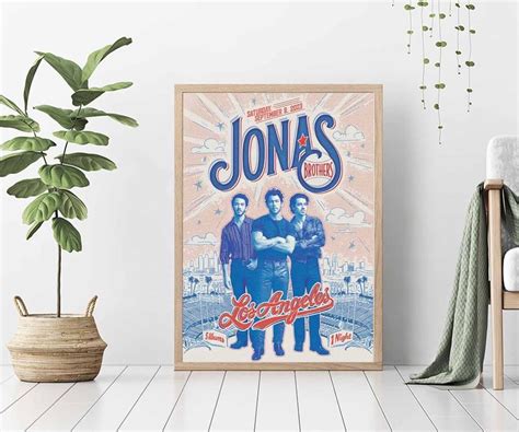 Jonas Brothers Poster Jonas Brothers Five Albums One Night Tour 2023