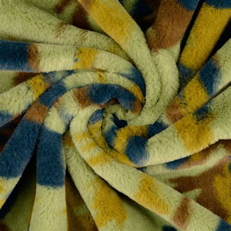 Kunstfell "Camouflage" - Goldberg KG - Stoffe & Kurzwaren