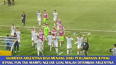 Pildun U Argentina Full Senyum Taklukan Jepang Yang On Fire Di