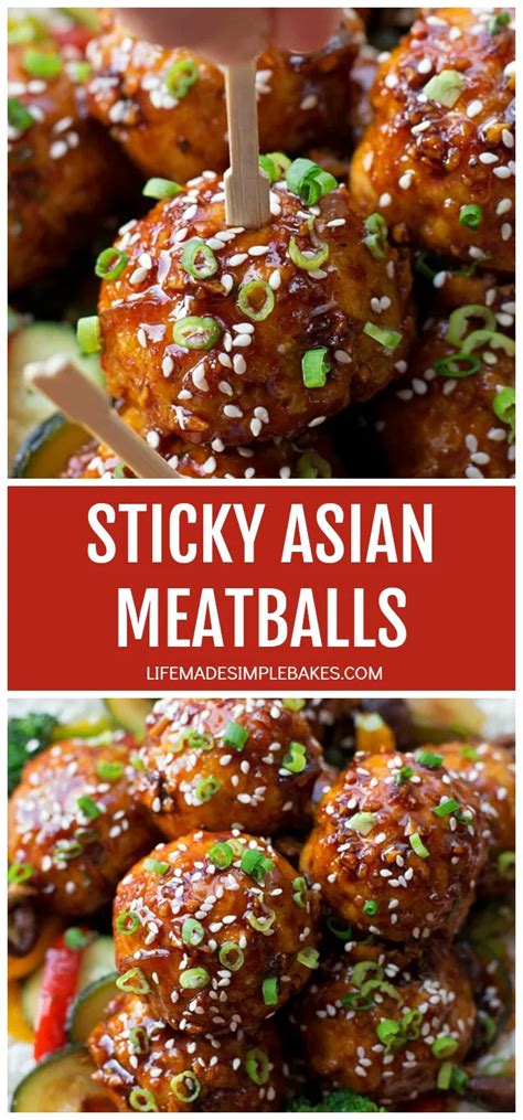 Sticky Asian Meatballs Artofit