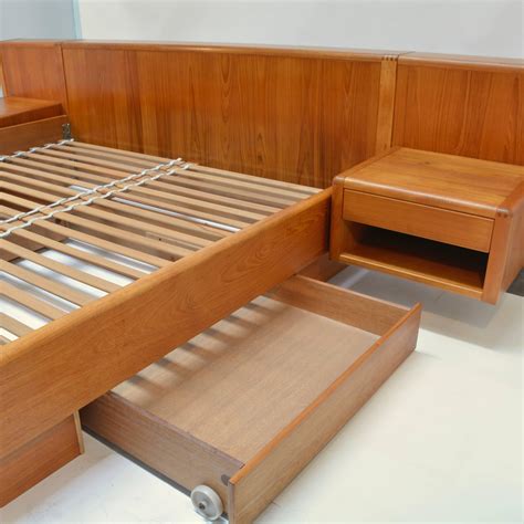 Nordisk Andels Eksport Danish Modern Teak California King Platform Bed