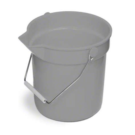 Axis 10 Qt Heavy Duty Plastic Utility Pail Grey