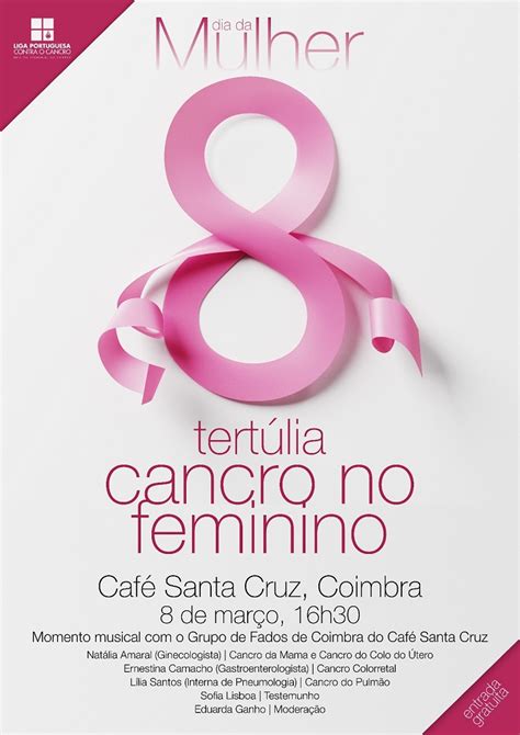 Dia Internacional Da Mulher Assinalado Tert Lia Cancro No Feminino